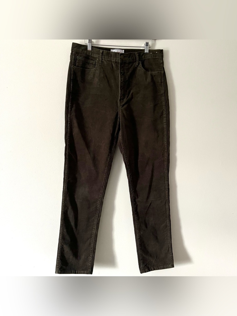 GAP Women’s Vintage Slim High Rise Corduroy Straight Jeans Pants Autumn 14 Tall